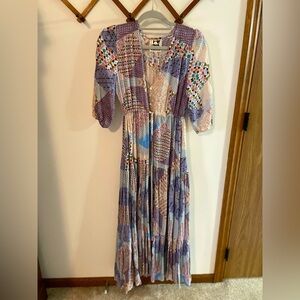 Jaase Patchwork Maxi Dress